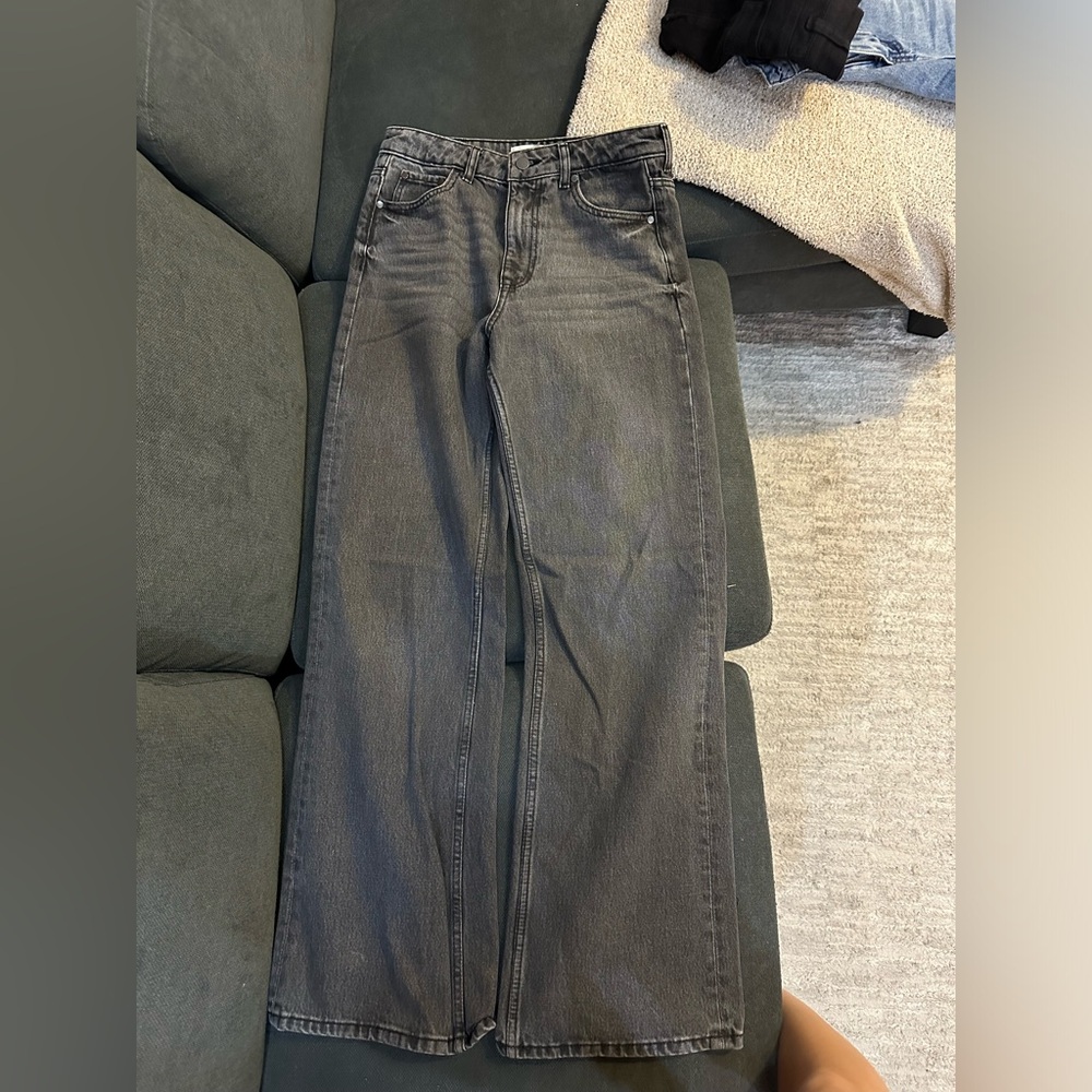 Zara grey black jeans